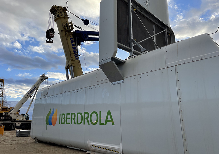 foto noticia Iberdrola inicia la puesta en marcha del parque El Puntal II con los aerogeneradores más potentes de España.